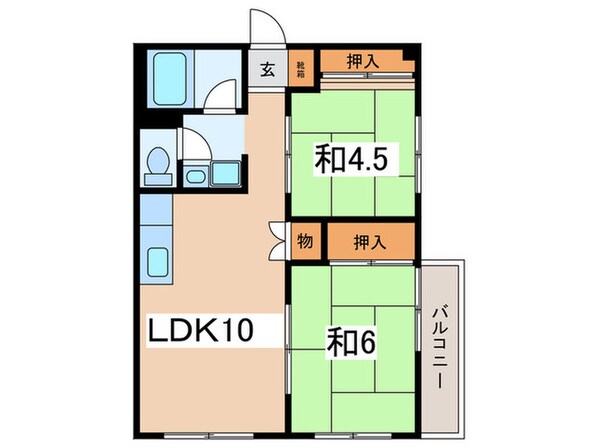 富士ビルの物件間取画像